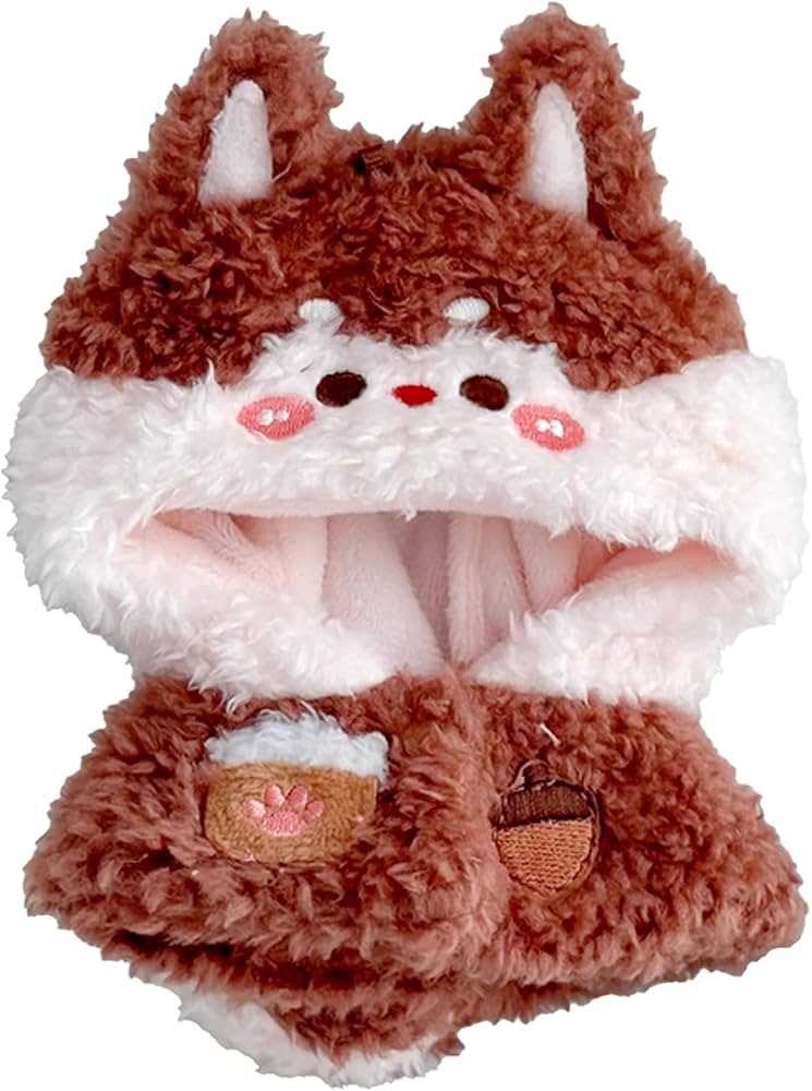 Amazon.co.jp: もこもこアニマル着ぐるみ 10cm用 リス ぬい服 着ぐるみ