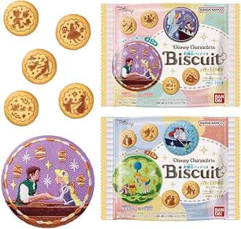 Amazon | Disney Characters 刺繍缶バッジビスケット 12個入りBOX (食
