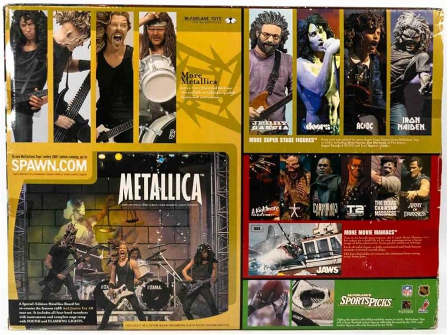 Amazon | メタリカ フィギュア 4体入り デラックス ボックスセット