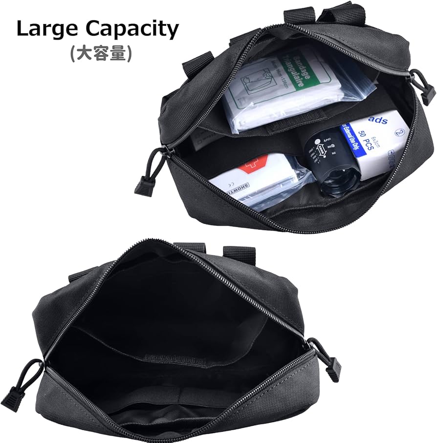 Amazon | Azarxis モール ポーチ サバゲー Molleポーチ EDCポーチ