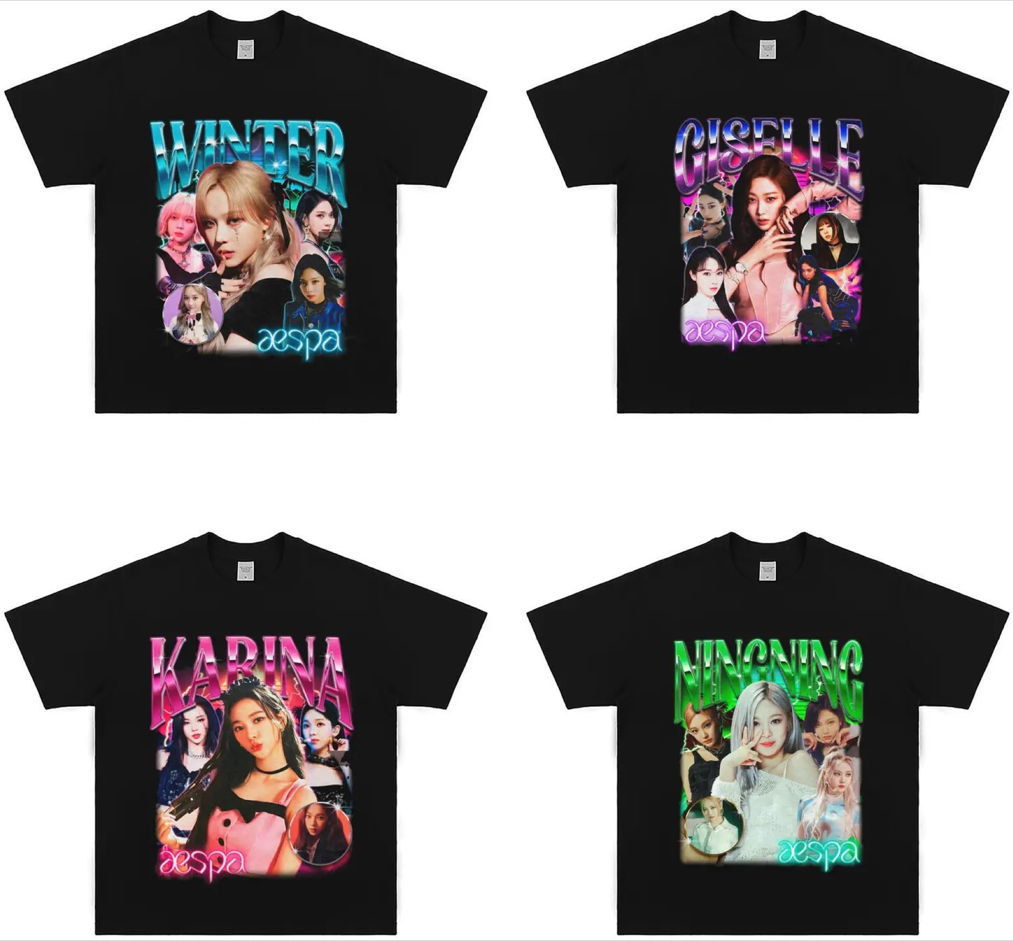 Amazon.co.jp: エスパ AESPA Tシャツ 応援服 AESPA カリナ ジゼル