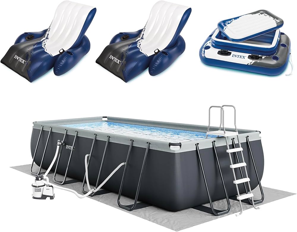 Amazon.com: Intex 26355EH Ultra XTR 18ft x 9ft x 52in Above Ground