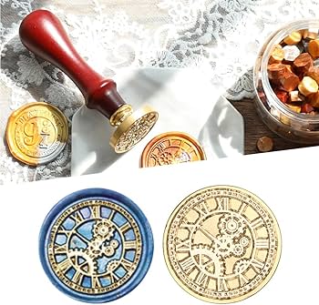 Amazon | Diy印鑑趣味ツールアンティーク抽象シーリングワックス