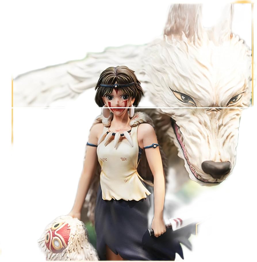 Amazon.co.jp: RoBeKaU もののけ姫 フィギュア ガレージキットシーンの