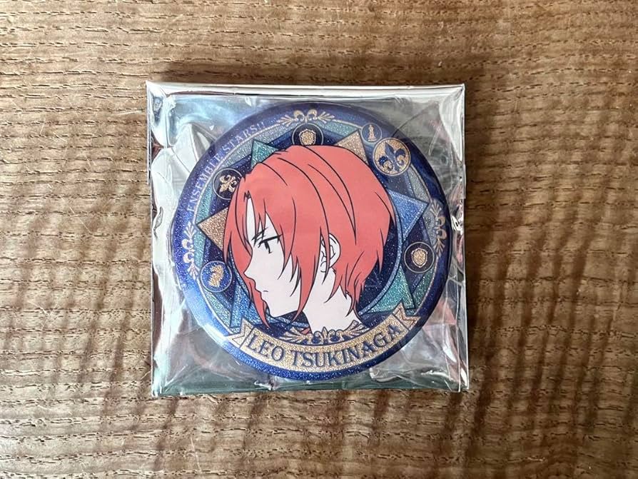 月永レオ 招募缶バッジ 3弾 中国 開花後 あんスタ 月永レオ 招募缶