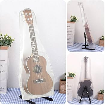 Amazon.co.jp: ギターカバー ギターケース 透明/銀コーティング ほこり