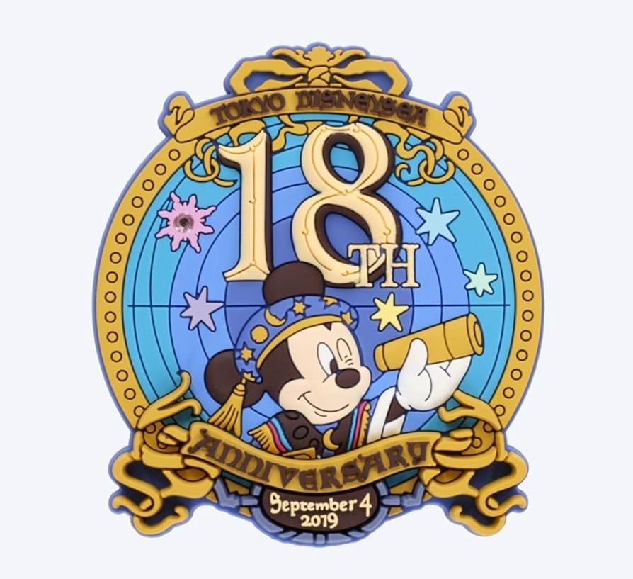 Amazon.co.jp: ミッキーマウス デコレーションマグネット 18周年