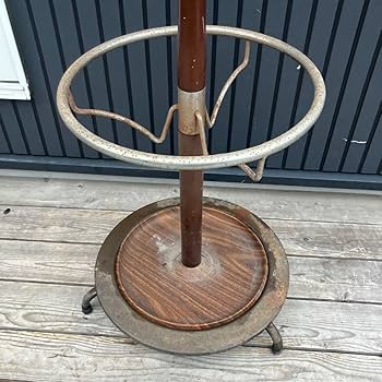 Amazon｜昭和レトロ ミッドセンチュリー 木製 ポールハンガー ハンガー