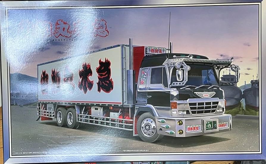 Amazon.co.jp: アオシマ 由加丸水急 デコトラ : おもちゃ