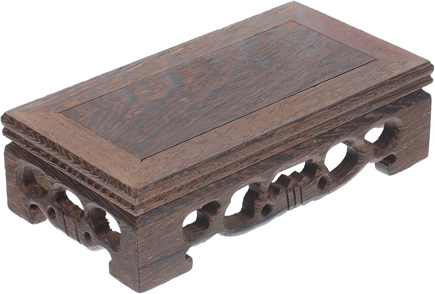 Amazon.com: DECHOUS Solid Wood Display Stand, Vintage Wooden Plant