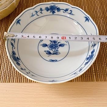 Amazon.co.jp: たち吉 橘吉 黄地染付花紋 中皿揃 5枚セット 和食器