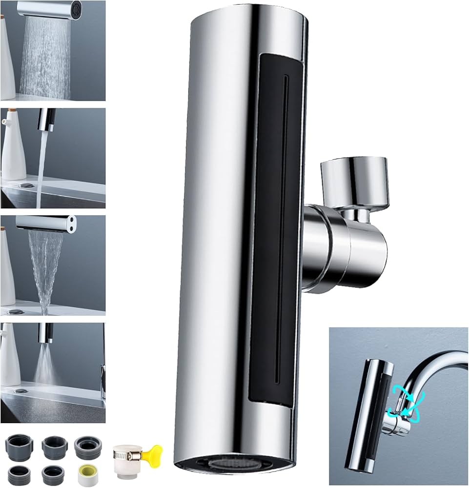 Amazon | CMLSCL 360度変換自在 4種モードシャワー蛇口 360度首振り