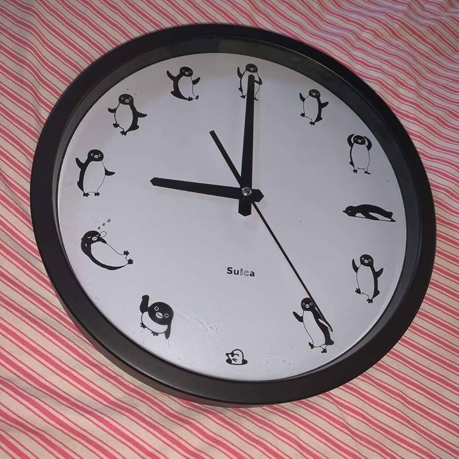 Amazon.co.jp: レア！JR東日本スイカペンギン掛け時計さかざきちはる