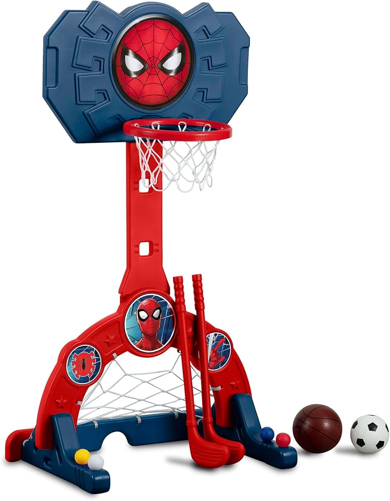 Amazon.com : Delta Children Marvel Spider Man 4-in-1 Sports Center