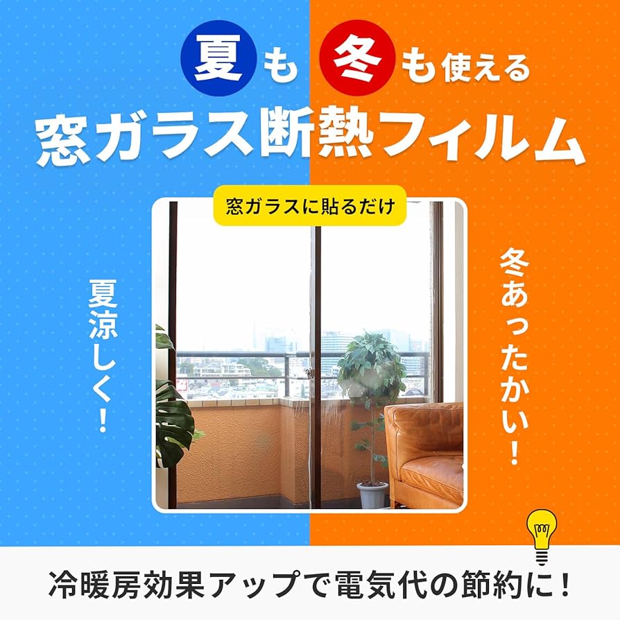 Amazon.co.jp: ニトムズ 窓ガラス透明断熱フィルム E0590 : DIY・工具