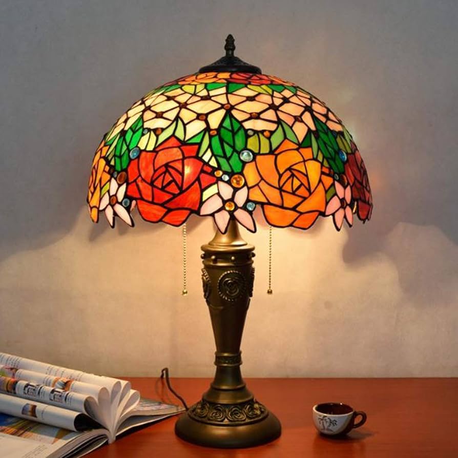 Amazon.co.jp : 16インチティファニースタイルのテーブルランプ