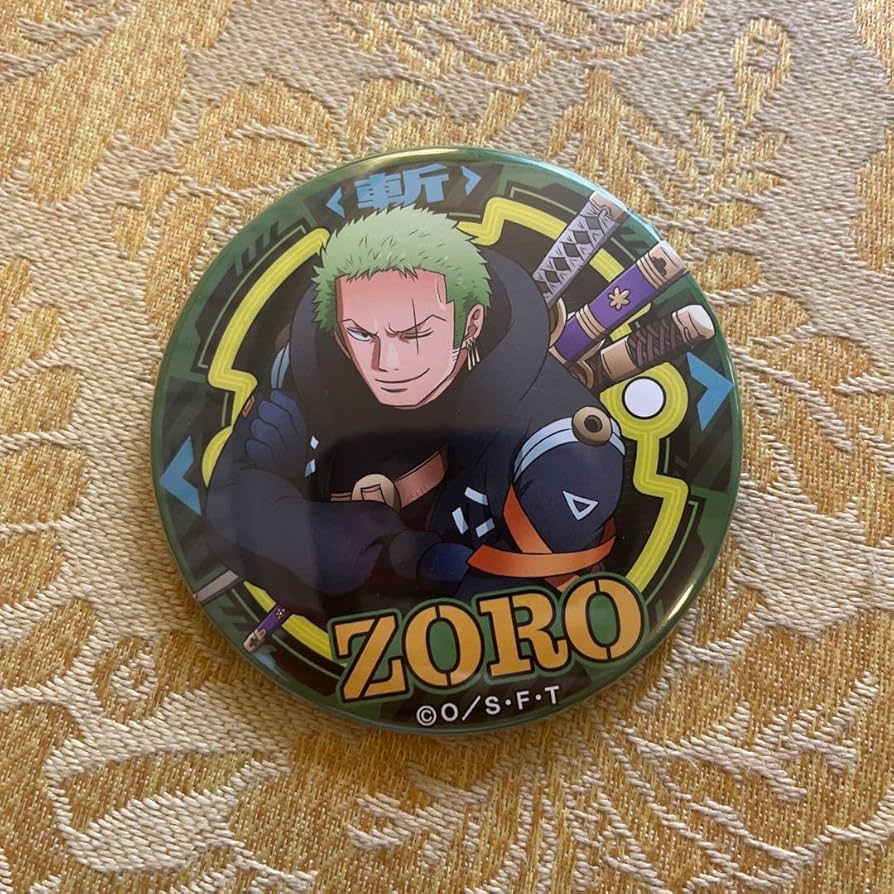 Amazon.co.jp: ONE PIECE 輩缶バッジ エッグヘッド ゾロ : おもちゃ