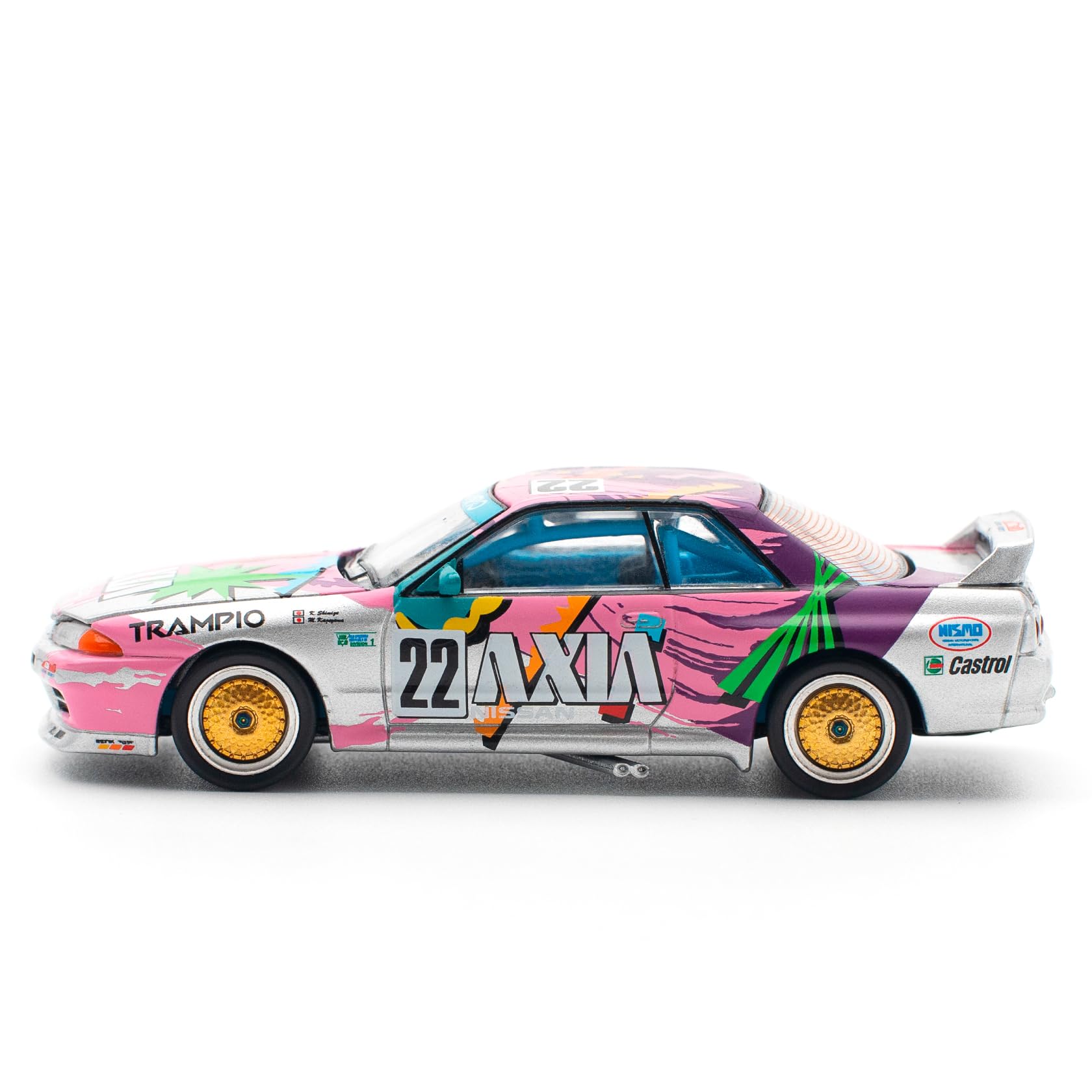 Amazon | POP RACE 1/64 NISSAN SKYLINE GT-R R32#22 AXIA GROUP A