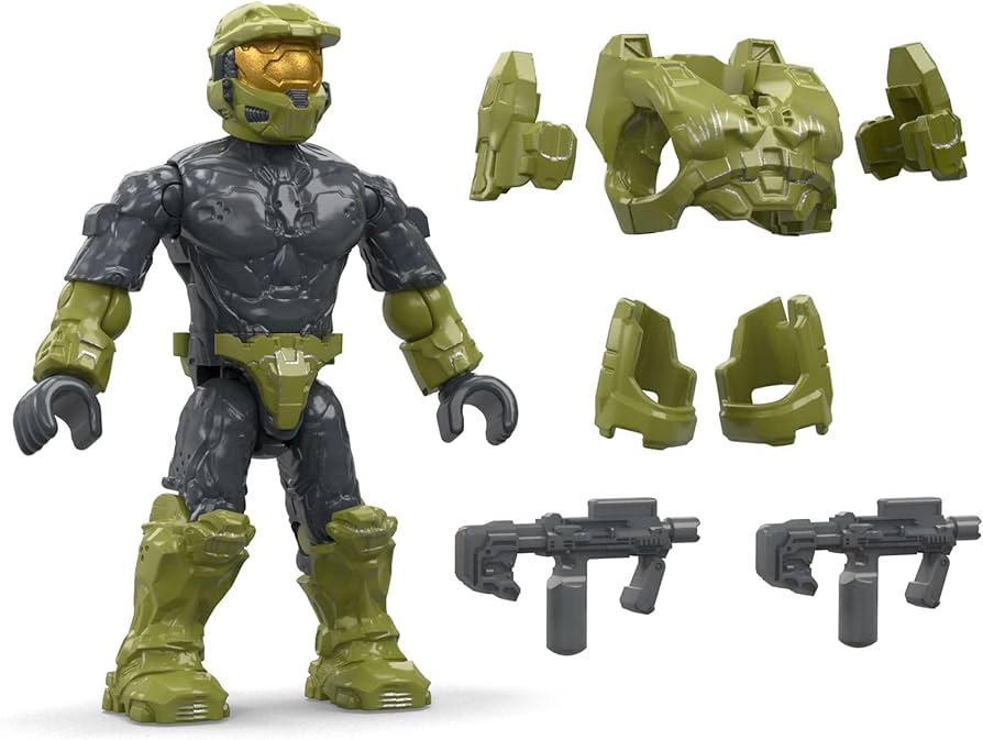 Amazon.com: MEGA Halo Action Figures Building Toys Set, Character