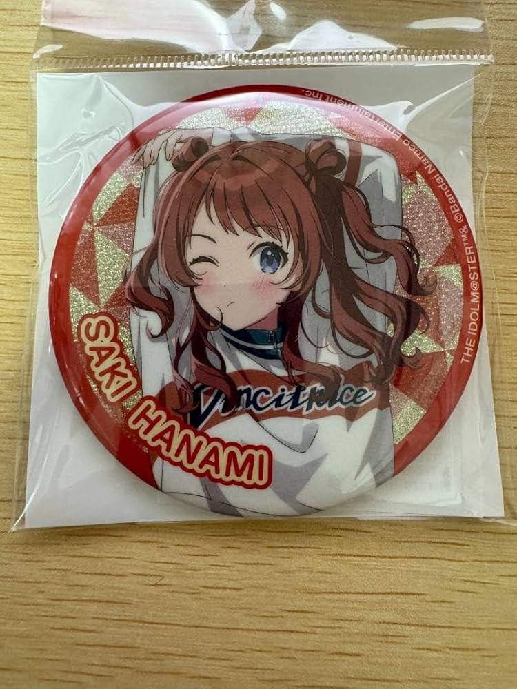 Amazon | 学園 学マス グリッター缶バッジ 花海咲季 | バッジ | おもちゃ