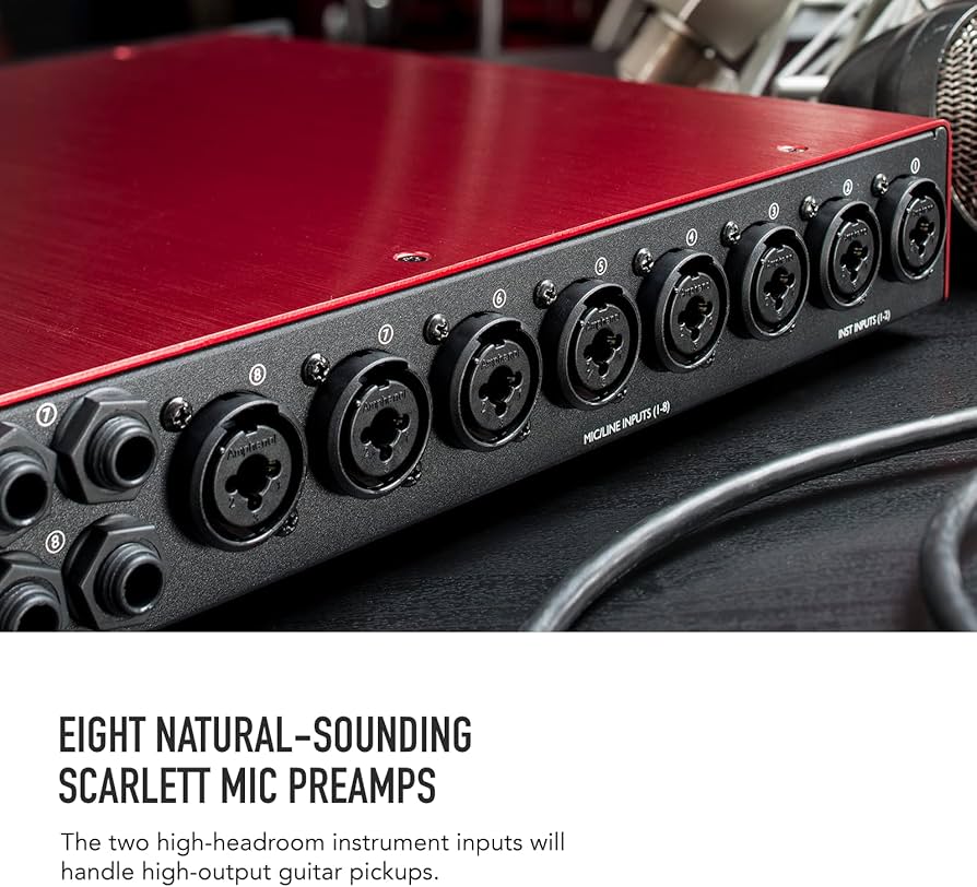 Amazon.com: Focusrite Scarlett OctoPre Dynamic Mic Preamp