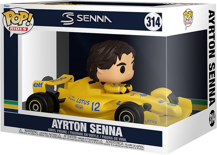 Amazon.com: Funko Pop Rides Super Deluxe: - Ayrton Senna - Lucky