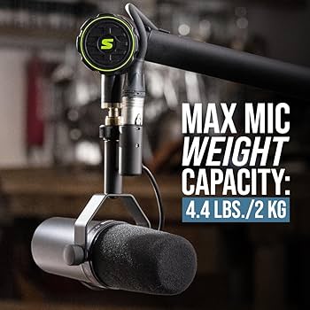 Amazon.com: Shure by Gator Deluxe Articulating Desktop Podcasting