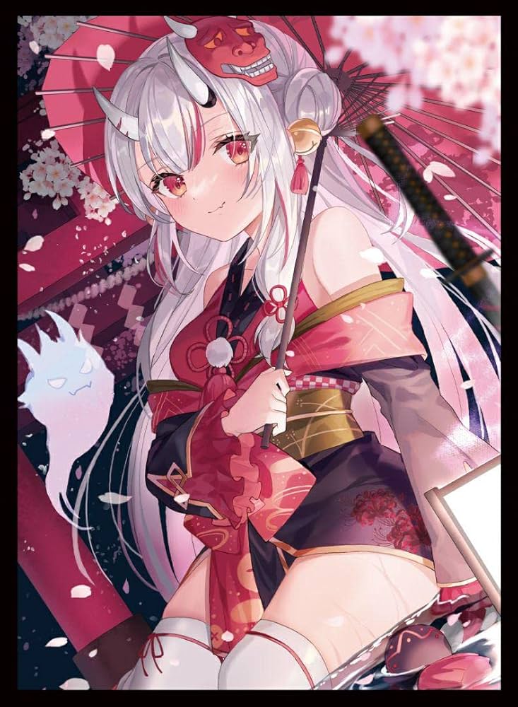 Amazon.co.jp: ホロライブ 百鬼あやめ スリーブ (1) : おもちゃ