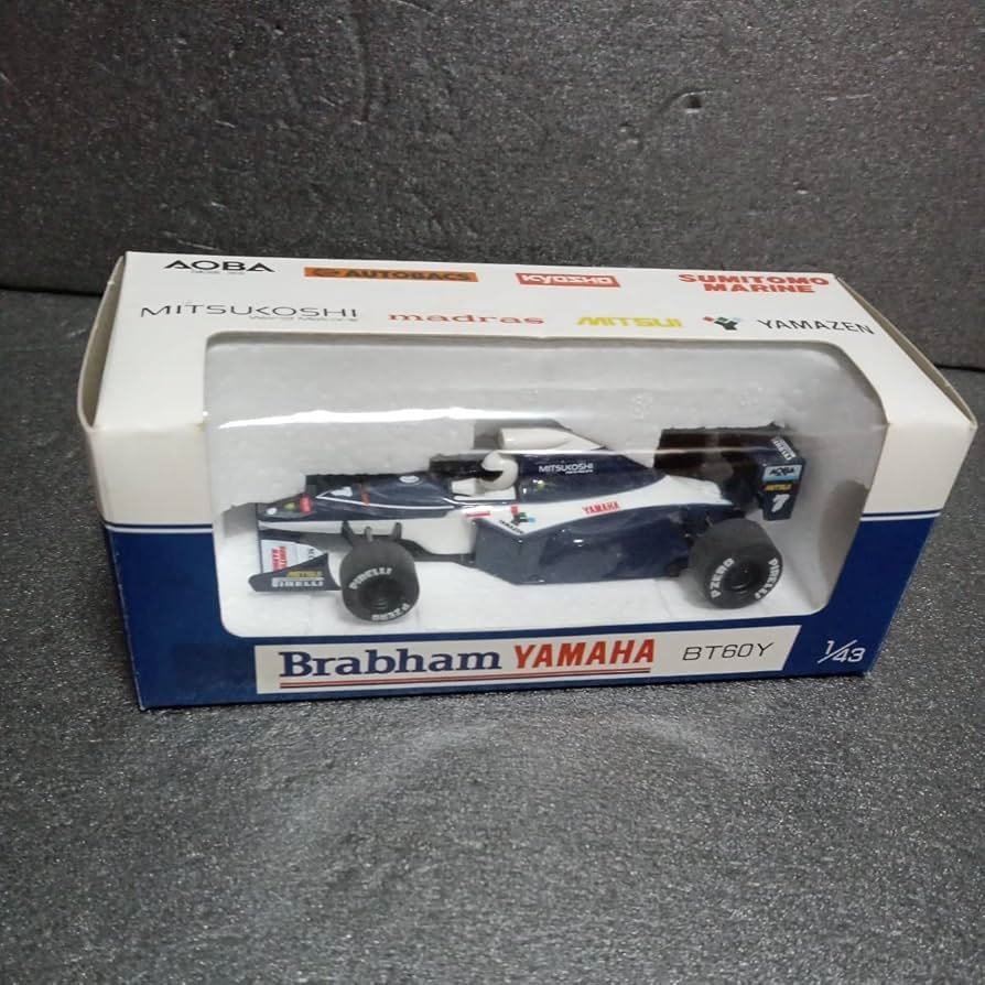 Amazon.co.jp: 1/43 Brabham YAMAHA BT60Y F1 ブラバムヤマハ 日本製