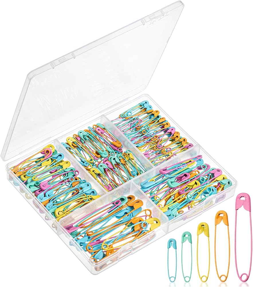 Amazon.com: Mr. Pen- Safety Pins Assorted, 300 Pack, 5 Different