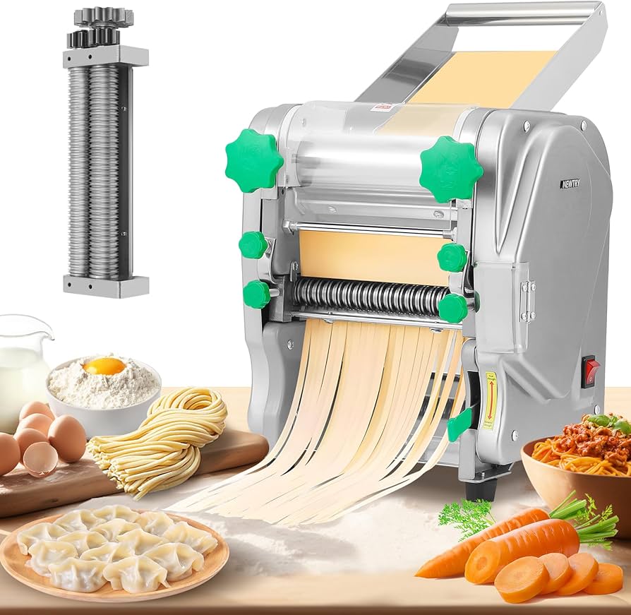 Amazon.com: NEWTRY Commercial Pasta Maker Machine Electric Dough