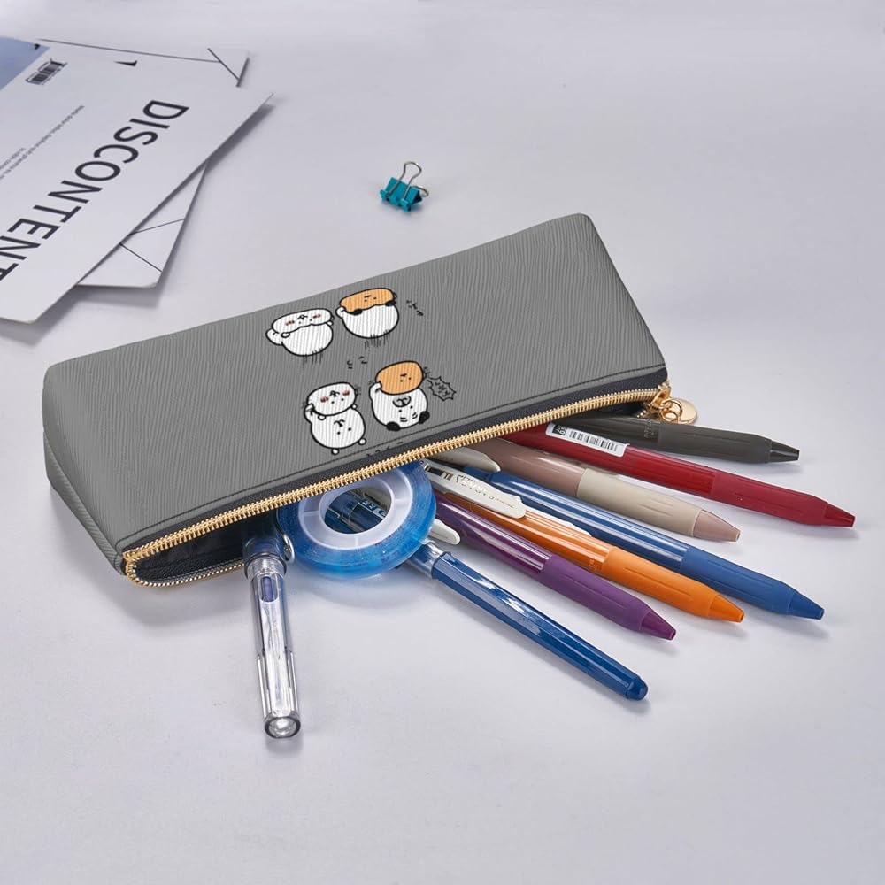 Amazon.co.jp: 自分ツッコミくま ペンケース 大容量 筆箱 多機能