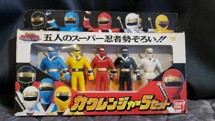 Amazon.co.jp: 忍者戦隊カクレンジャー ソフビセット RXA9 : おもちゃ