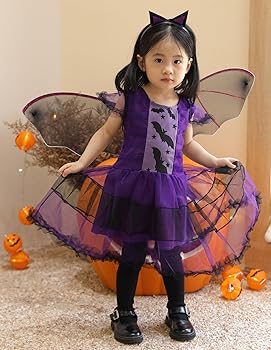 Amazon.co.jp: [ニューキング] ハロウィン コスプレ 子供 魔女 ドレス+