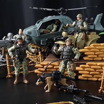 Amazon.co.jp: AMOR PRESENT 陸軍兵士セット 特殊部隊アクション