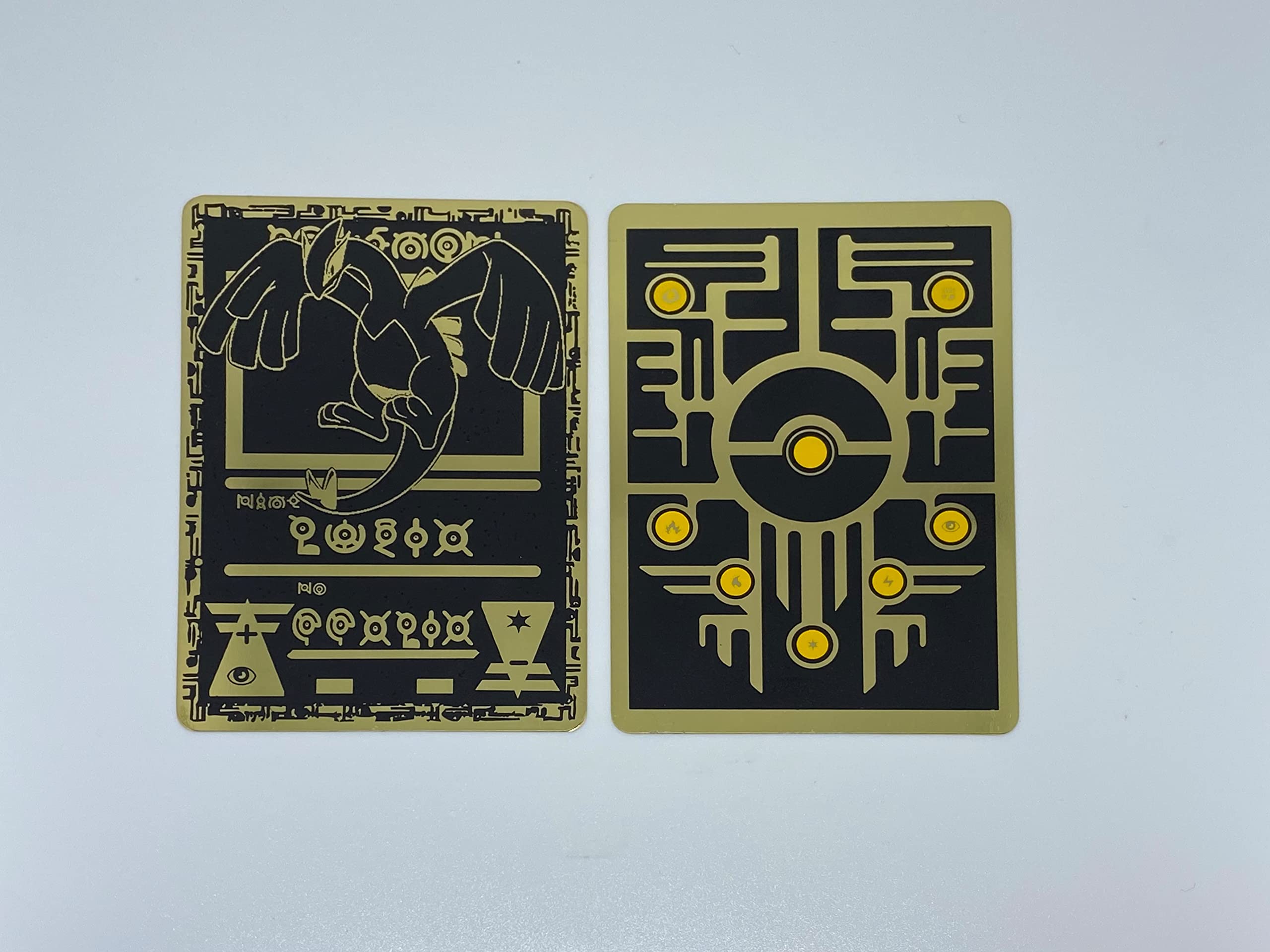 Amazon.co.jp: Ancient Lugia カード (カスタムゴールドメタルカード