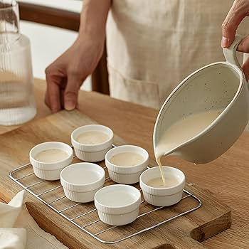 Amazon.com: Feenmai Ramekins 2 oz Oven Safe - Ceramic Creme Brulee