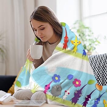 Amazon｜ピクミン ブランケット アニメ シングル 洗える エアコン対策