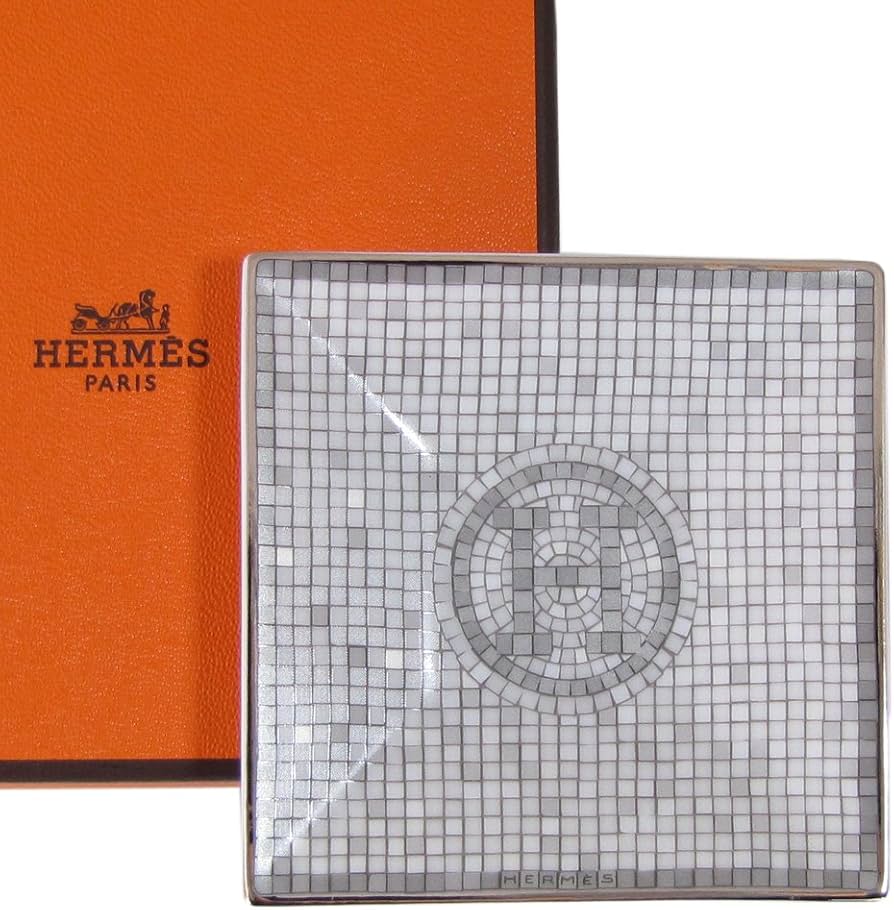 Amazon.co.jp: エルメス HERMES モザイク ヴァンキャトル プラチナ 7cm