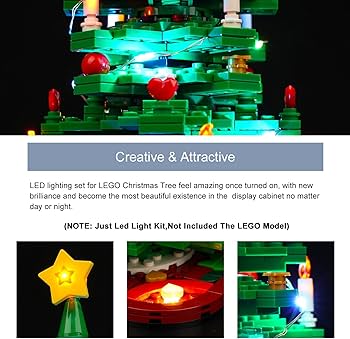 Amazon.co.jp: BrickBling LEDライト レゴ 40573 クリスマスツリー