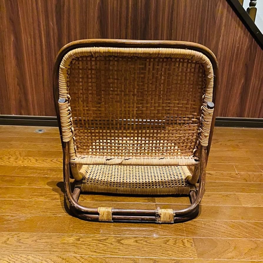 Amazon｜良品籐 ラタン 座椅子 椅子 レトロ ビンテージ アンティーク