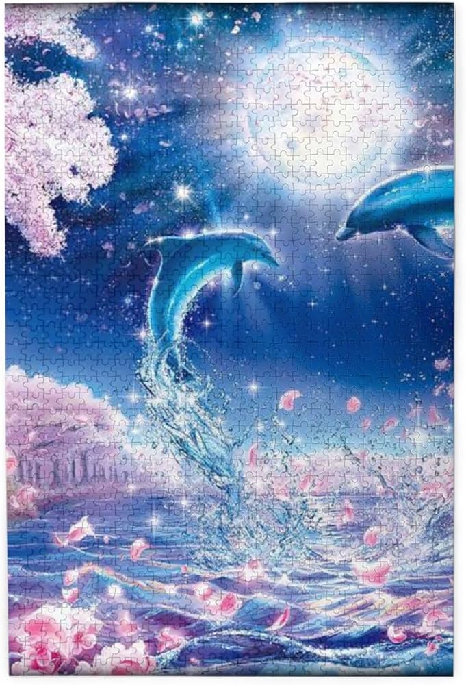 Amazon.co.jp: イルカラッセン サクラ ジグソーパズル 1000ピース