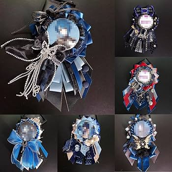 Amazon | 缶バッジ用ロゼット ブルー系 缶バッチロゼット 58mm/75mm