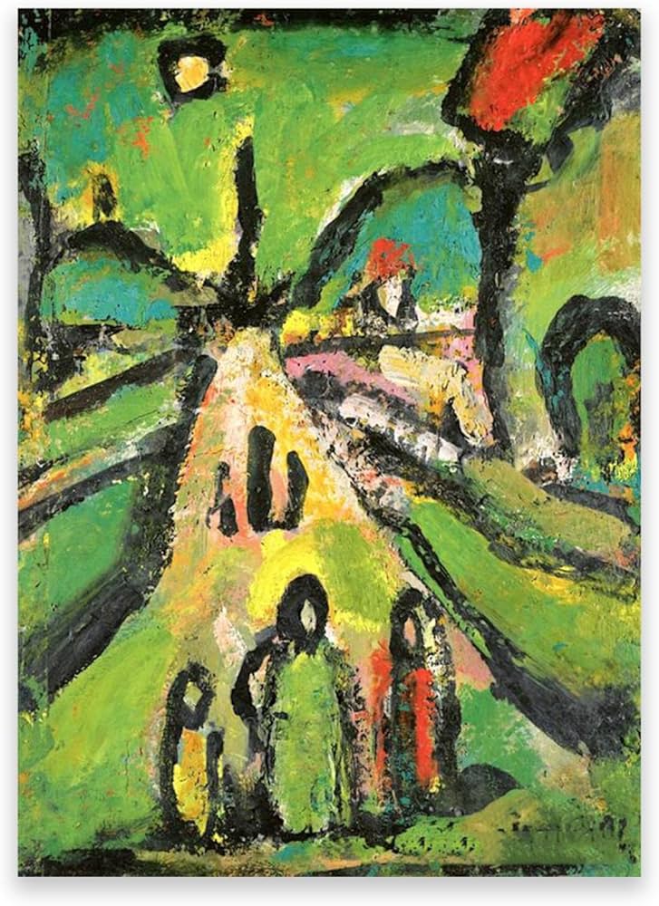 Amazon.co.jp: ジョルジュ・ルオー 有名な絵画の複製。「聖書の風景