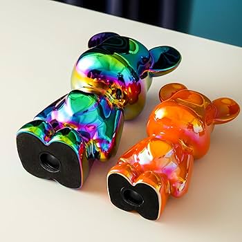 Amazon.co.jp: Yundu セラミック貯金箱 子供と大人向け - Bearbrick