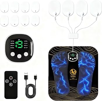 Amazon | 2025年新型 emsフットマット 足裏ケア 8種モード 19段階強度