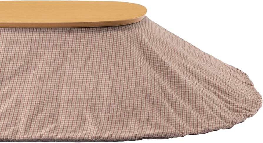 Amazon.co.jp : 無印良品 フランネルこたつふとん ブラウンチェック 小