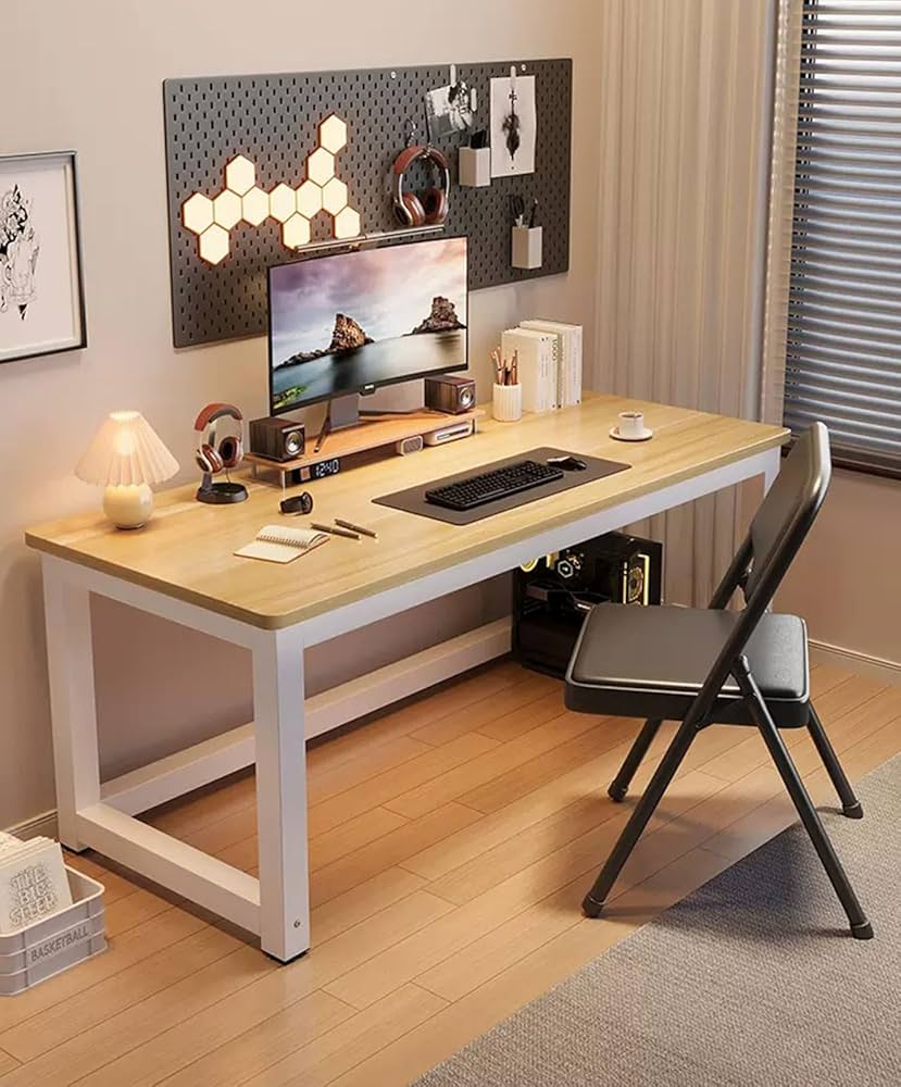 Amazon | 【組立簡単】机 デスク パソコンデスク pcデスク シンプル
