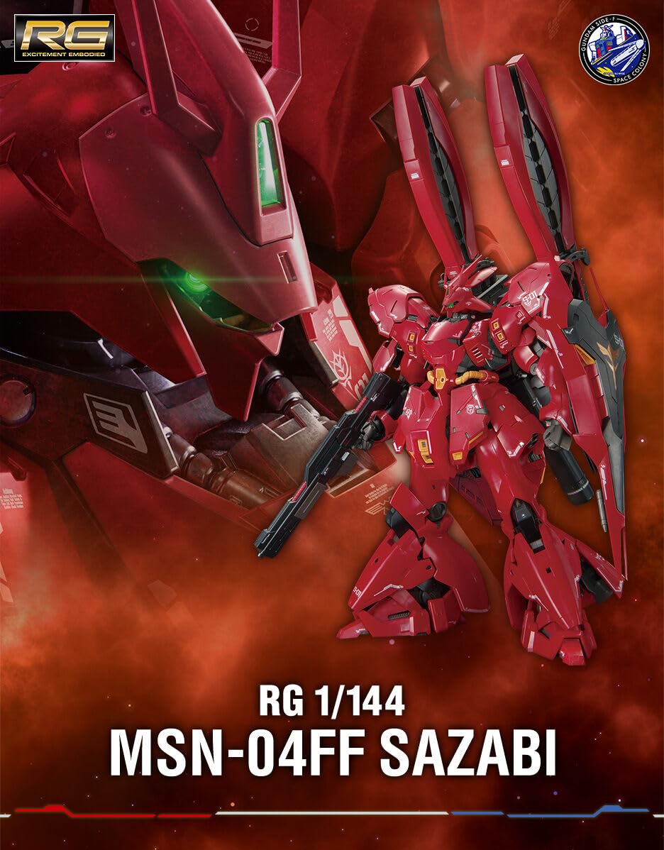Amazon.com: BANDAI Gundam Side-F Limited Item RG 1/144 MSN-04FF