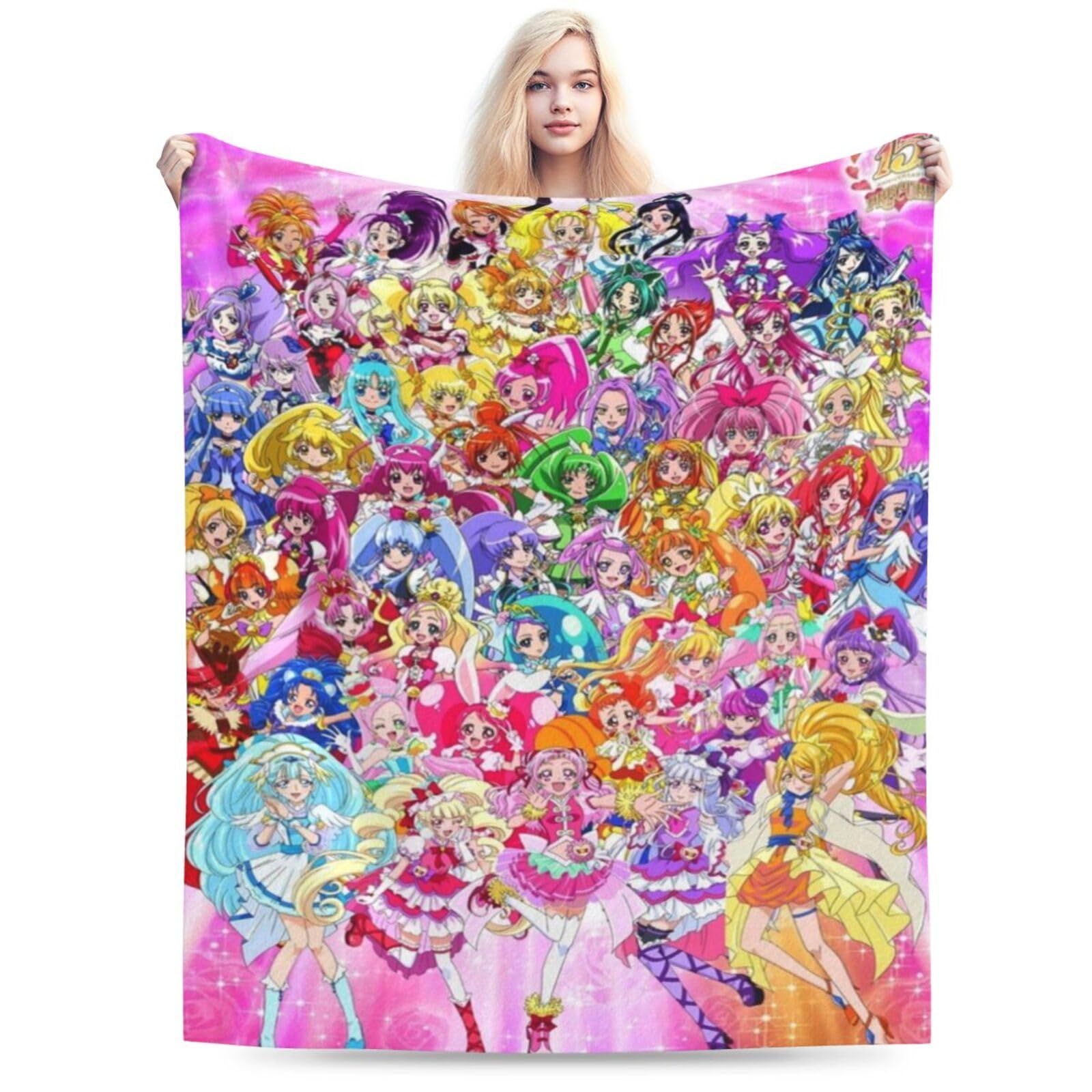Amazon｜ブランケット プリキュア (7) 毛布 大判 ひざ掛け 多機能